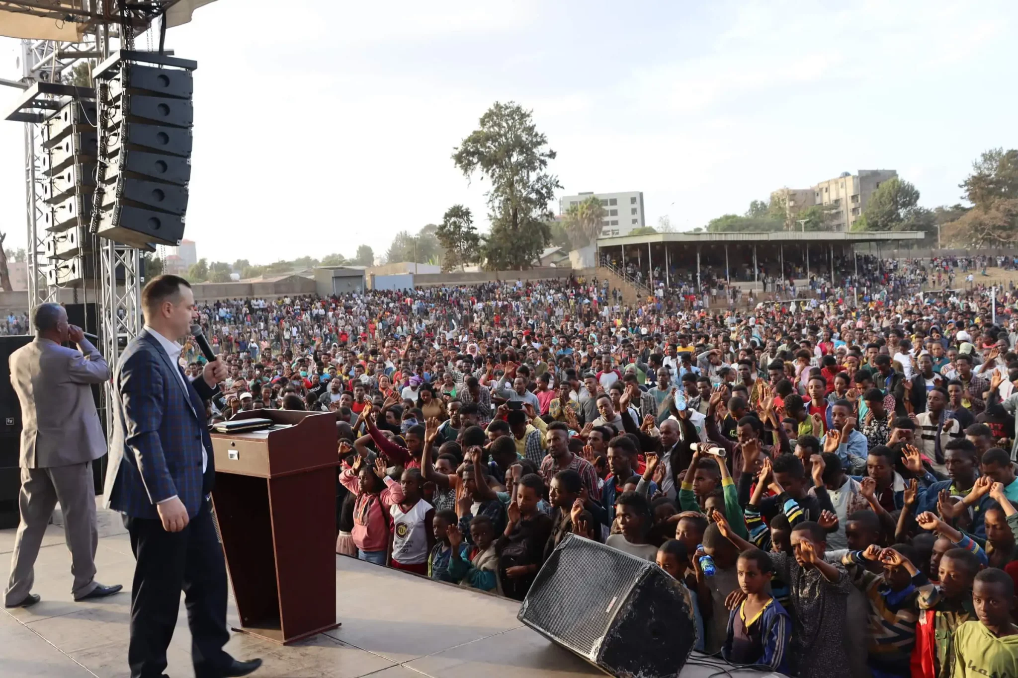 На крусейд в Эфиопии пришли 100 тысяч человек