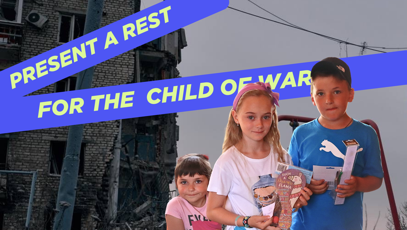 Present a rest for the child of war