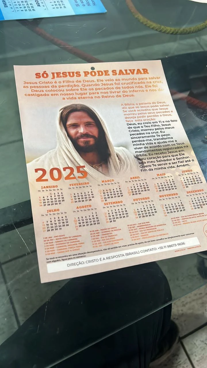 Brazil: CITA Ministry Releases Gospel Calendars in Portuguese for the First Time